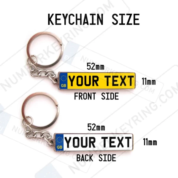 Switzerland Number Plate Keychain - Image 10
