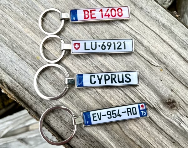 Switzerland Number Plate Keychain - Image 8