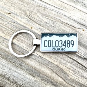 Colorado License Plate Keychain