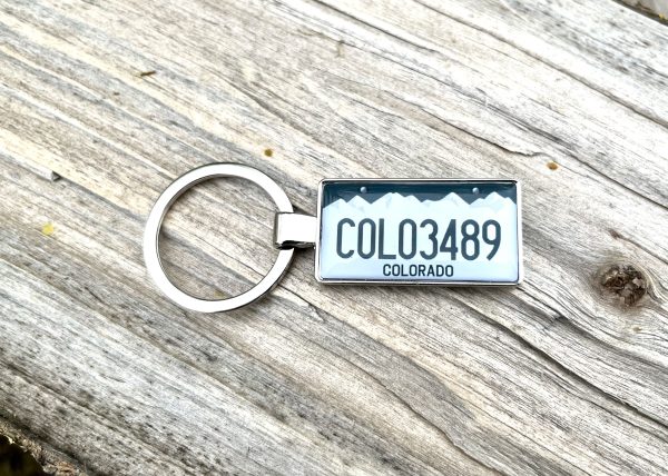 Colorado License Plate Keychain