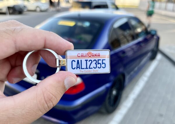 California License Plate Keychain - Image 3