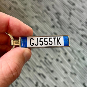 Italy Number Plate Keychain