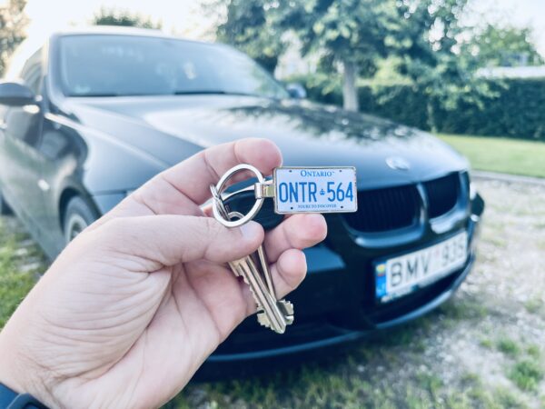 Ontario License Plate Keychain - Image 2
