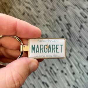 Saskatchewan License Plate Keychain