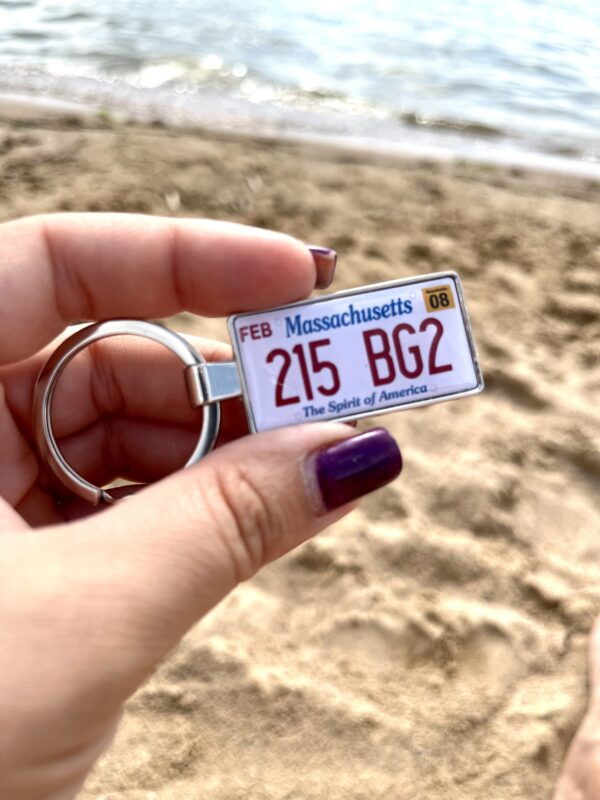 Massachusetts License Plate Keychain - Image 12