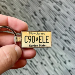 New Jersey License Plate Keychain