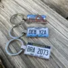 Nebraska License Plate Keychain - Image 3