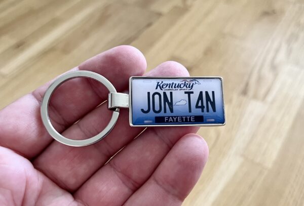 Kentucky License Plate Keychain - Image 2