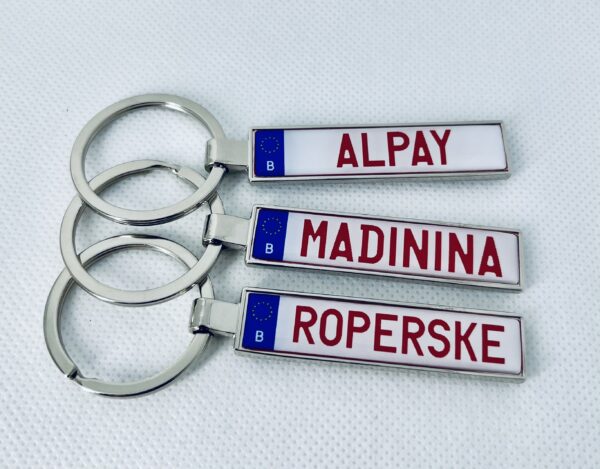 Switzerland Number Plate Keychain - Image 7