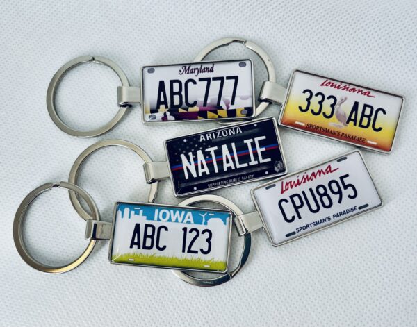 Iowa License Plate Keychain - Image 3