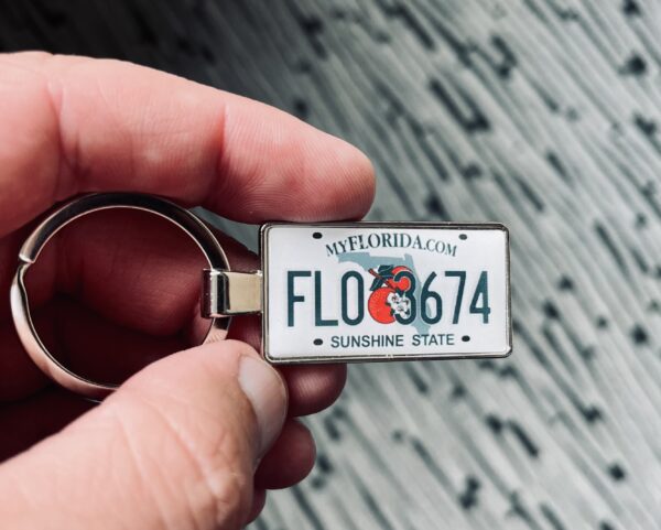 Florida License Plate Keychain