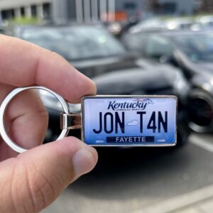 Kentucky License Plate Keychain
