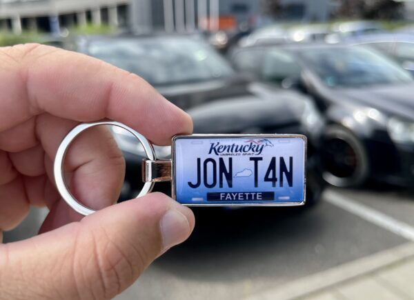 Kentucky License Plate Keychain