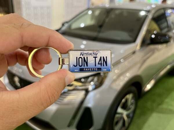 Kentucky License Plate Keychain - Image 3