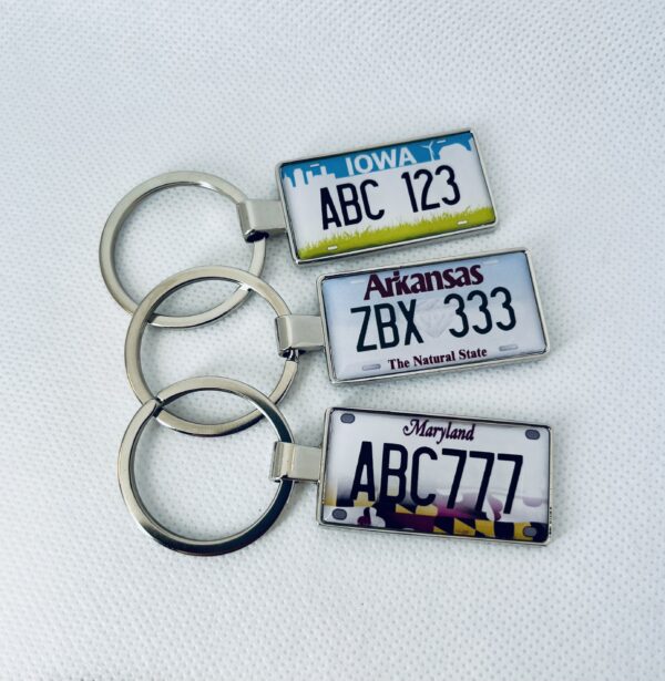 Iowa License Plate Keychain - Image 9