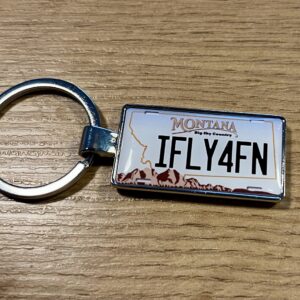 Montana License Plate Keychain