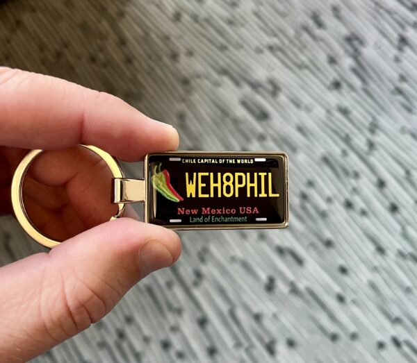 New Mexico License Plate Keychain - Image 2