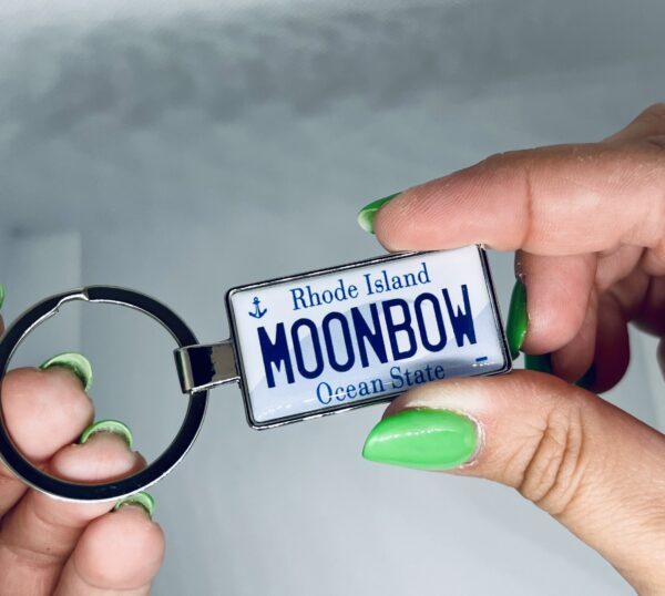 Rhode Island License Plate Keychain