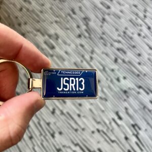 Tennessee License Plate Keychain