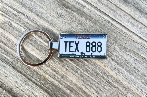 Texas License Plate Keychain - Image 4