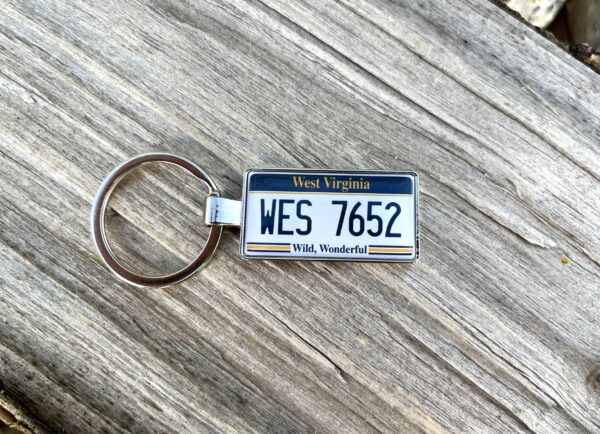 West Virginia License Plate Keychain