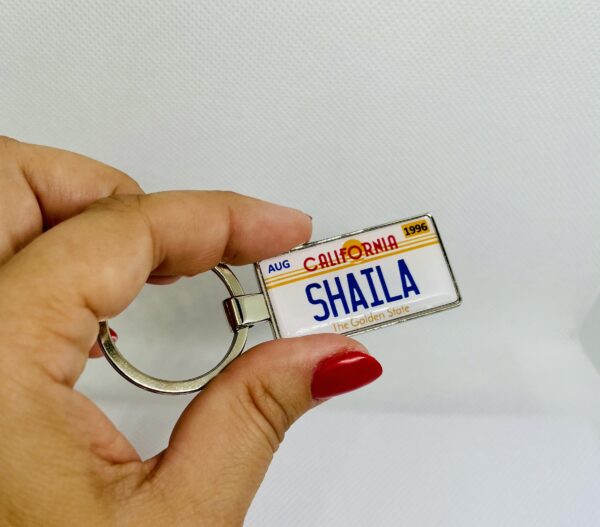 California License Plate Keychain - Image 2