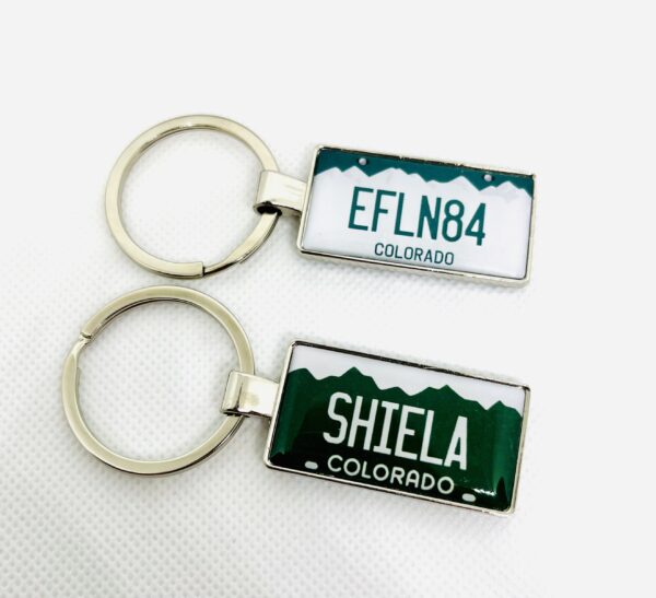 Vermont License Plate Keychain - Image 6