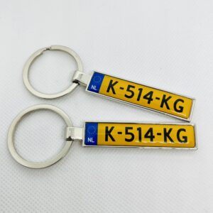 Netherlands Number Plate Keychain
