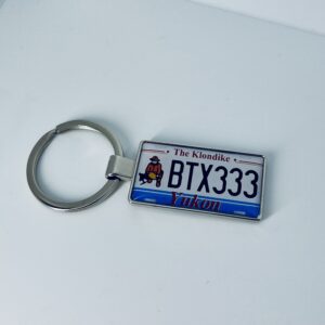 Yukon License Plate Keychain