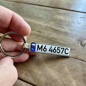 Poland Number Plate Keyring