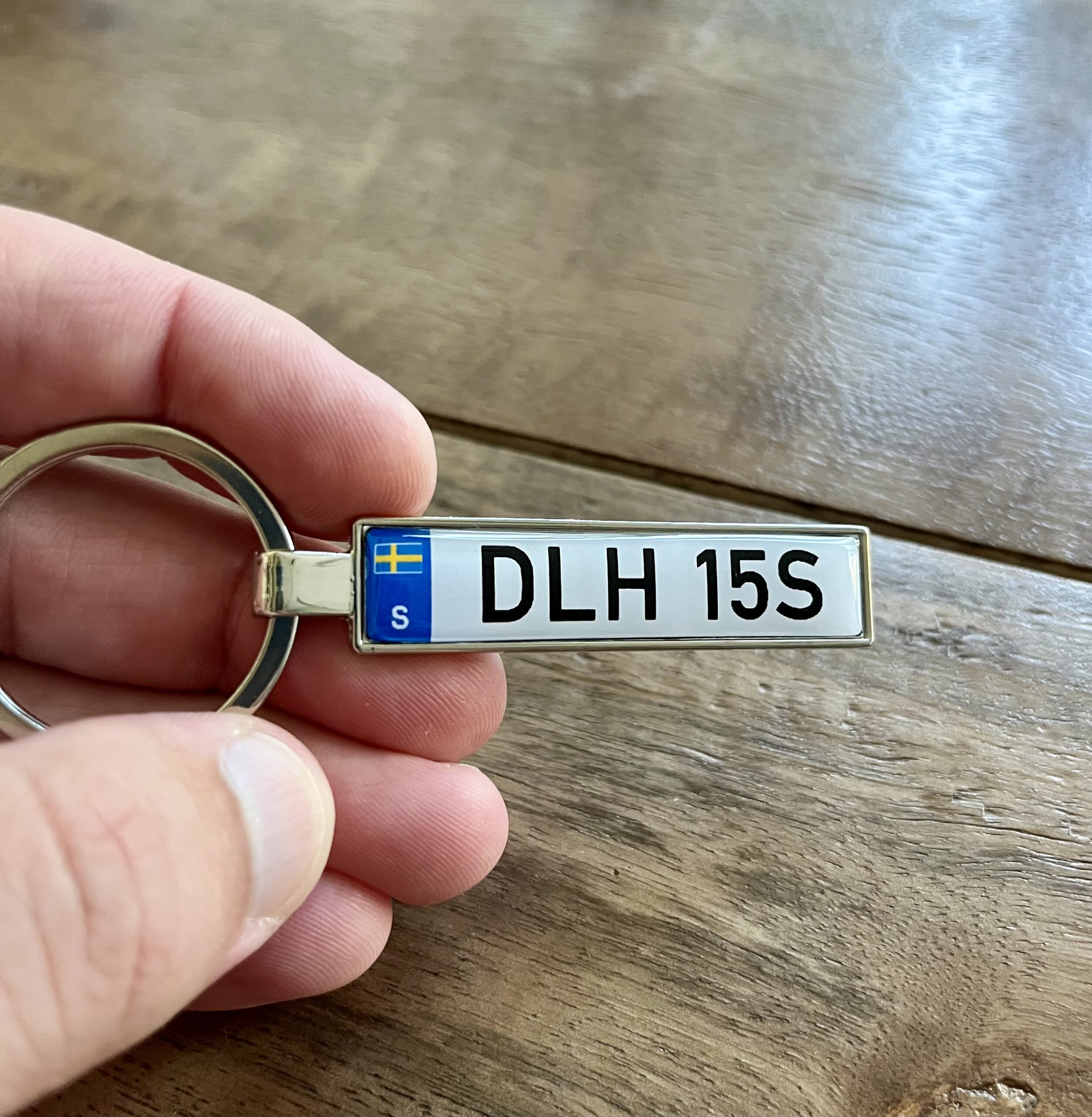 Sweden Number Plate Keyring
