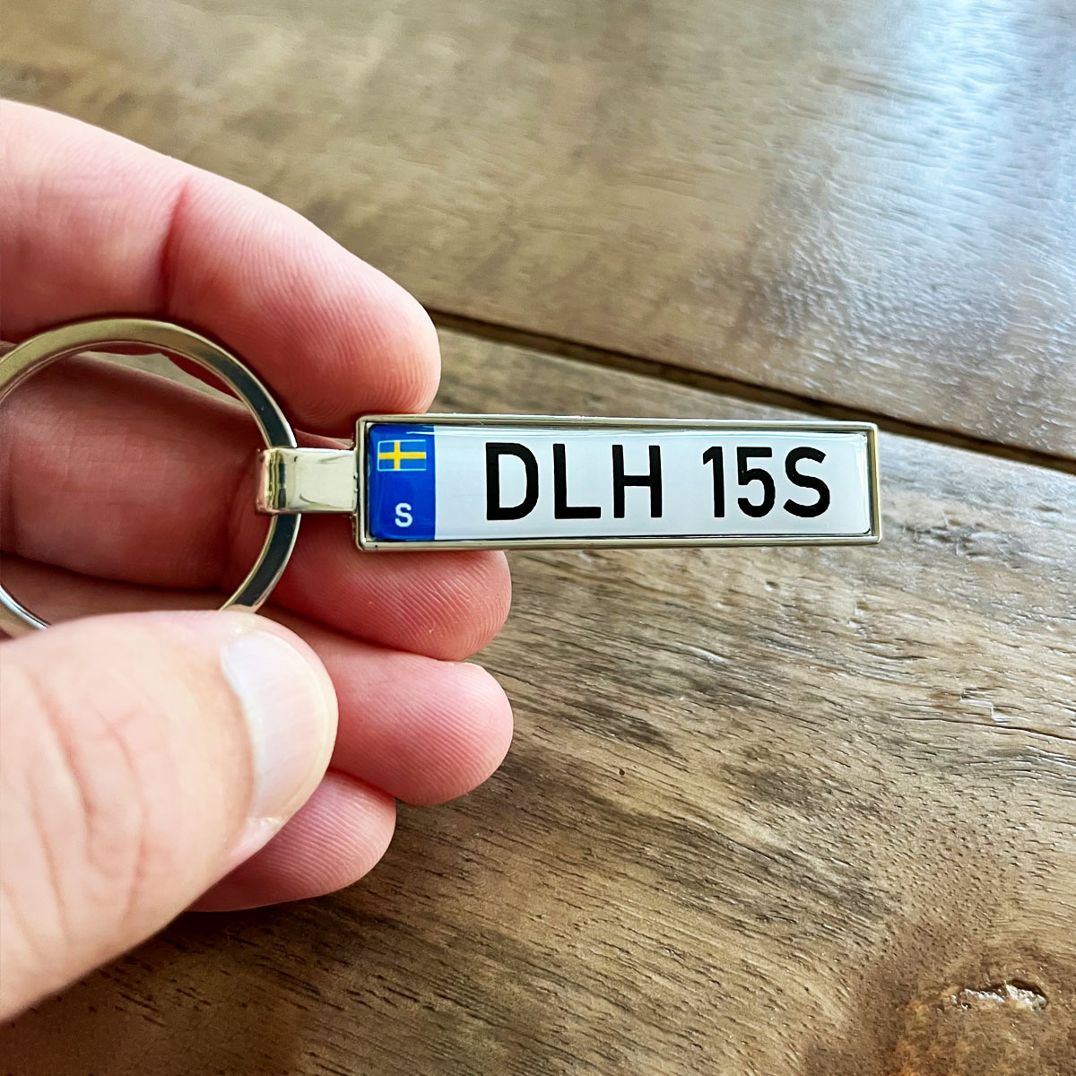 Sweden Number Plate Keyring